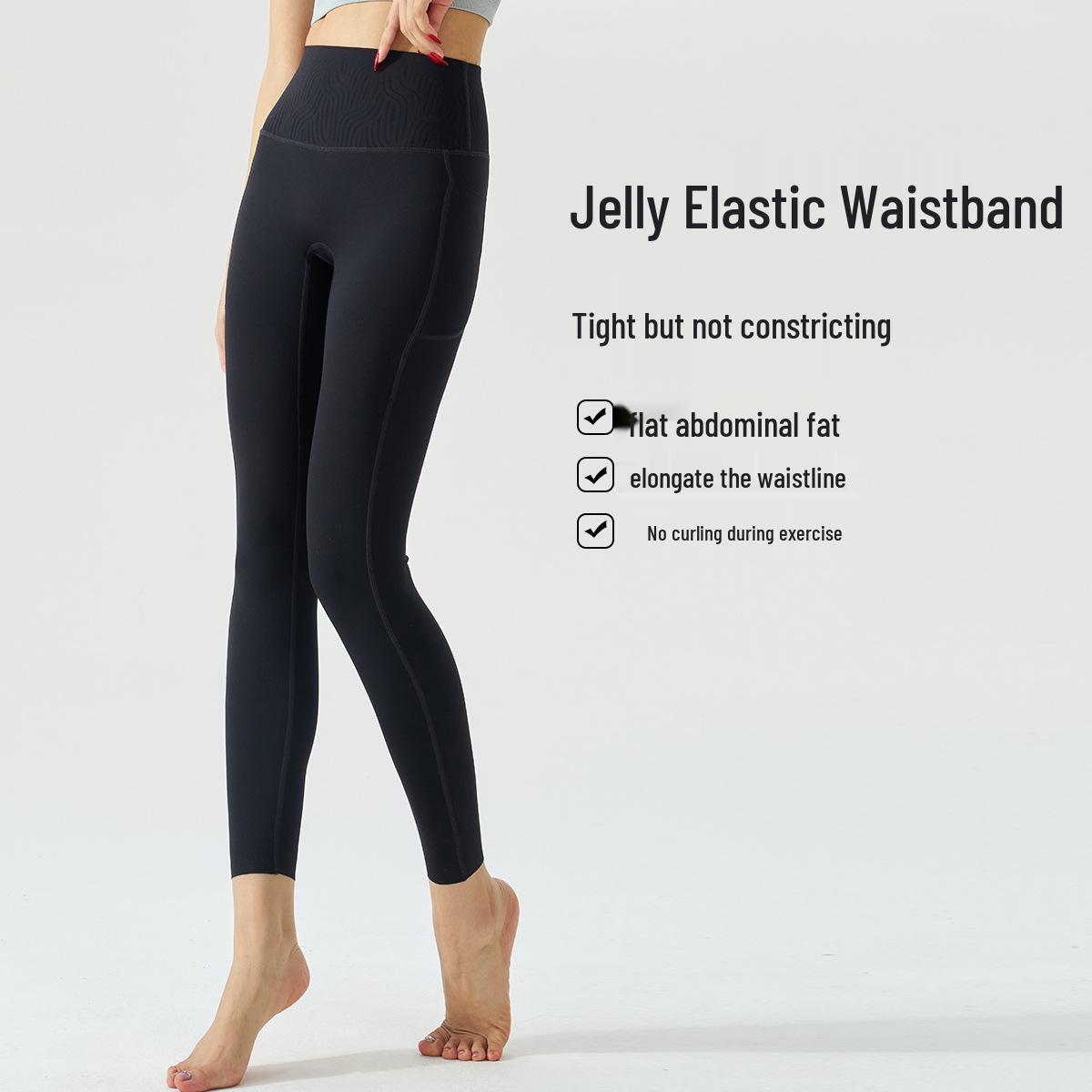 

Seamless High Waist Yoga Pants with Tummy Control & Pockets for Women Small