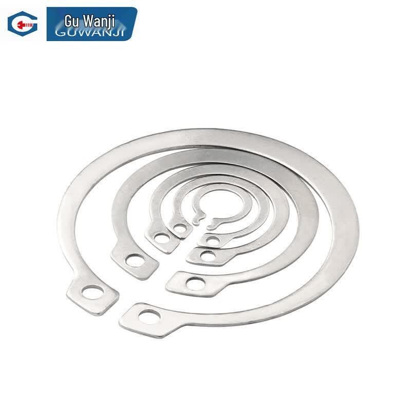 GUWANJI 304 Stainless Steel C-Type Shaft Retaining Ring