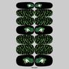 St. Patrick's Day Green Shamrock Unicorn Nail Stickers - Waterproof Full Cover