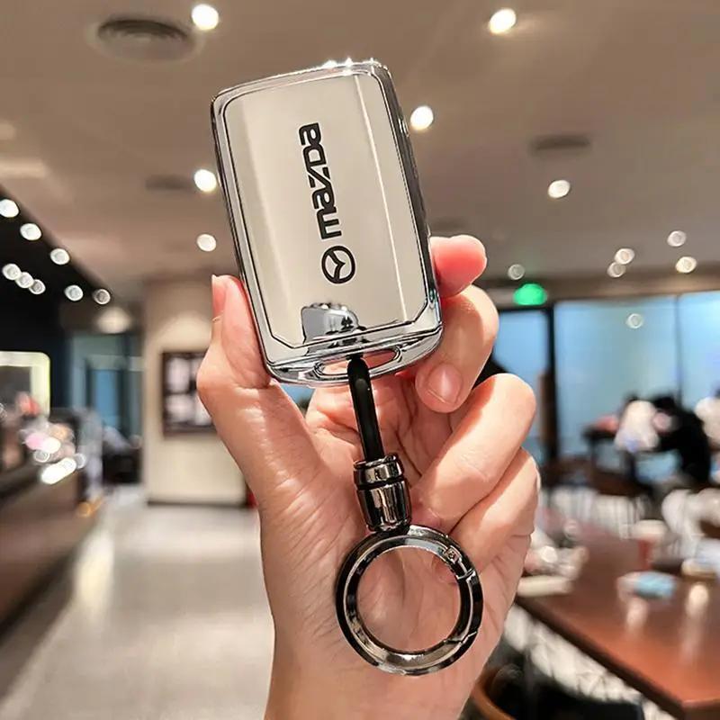 2025 Hot Silver TPU Car Remote Key Cover Case Holder Protector Fob For Mazda 3 Alexa CX30 CX-4 CX5 CX-5 CX8 CX-8 CX-30 CX9 CX-9
