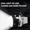 1Pcs Ultra-Bright Led Car Double Lens Headlight High Power 60W Double Light Cup Condenser Light Hella 5 Modified Light