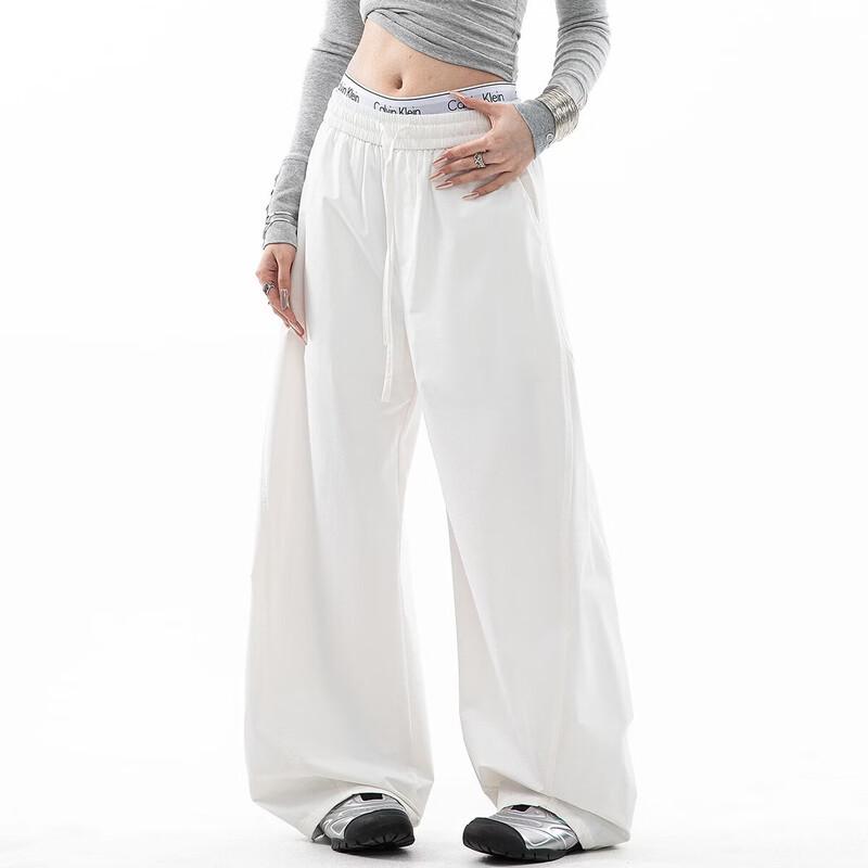 ICH MODE American Style Loose Straight Leg Casual Pants