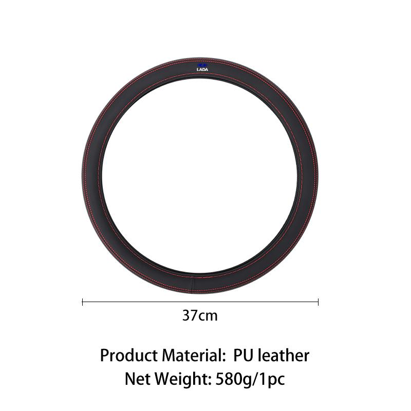 Car accessories interior Anti slip Breathable Steering Wheel Cover For Lada Priora Sedan Sport Kalina Granta Vesta Niva Largus