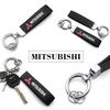 Metal Car Printed Keychain Badge Logo For Mitsubishi Grandis Outlander Xl Pajero Xpander Space Star Lancer EX Galant Delica L200