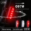 NQY USB Rechargeable Rainproof Bicycle Taillight with Long Battery Life