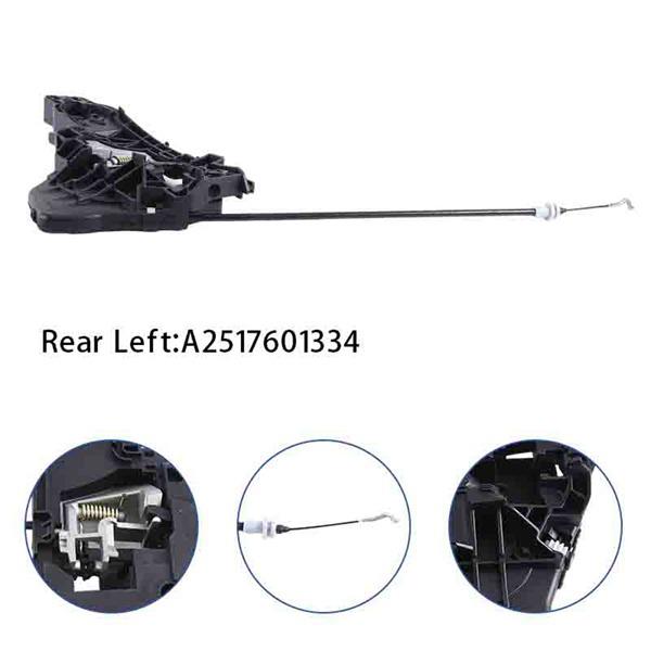 Part A2517601334: Rear Left Door Handle Base Compatible with 06-13 Mercedes-Benz W251 R500.