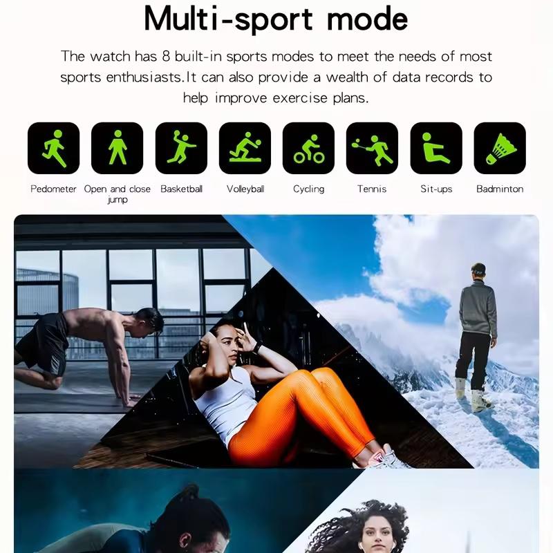 Yeni Akıllı Saat Erkekler Kadınlar Tam Dokunmatik Ekran Spor Fitness Saatleri BT Çağrı Dijital Akıllı Saat Kol Saati