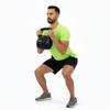 Kettlebell - SPRINGOS - 20 kg - ABS - Noir - Outil d'entraînement universel