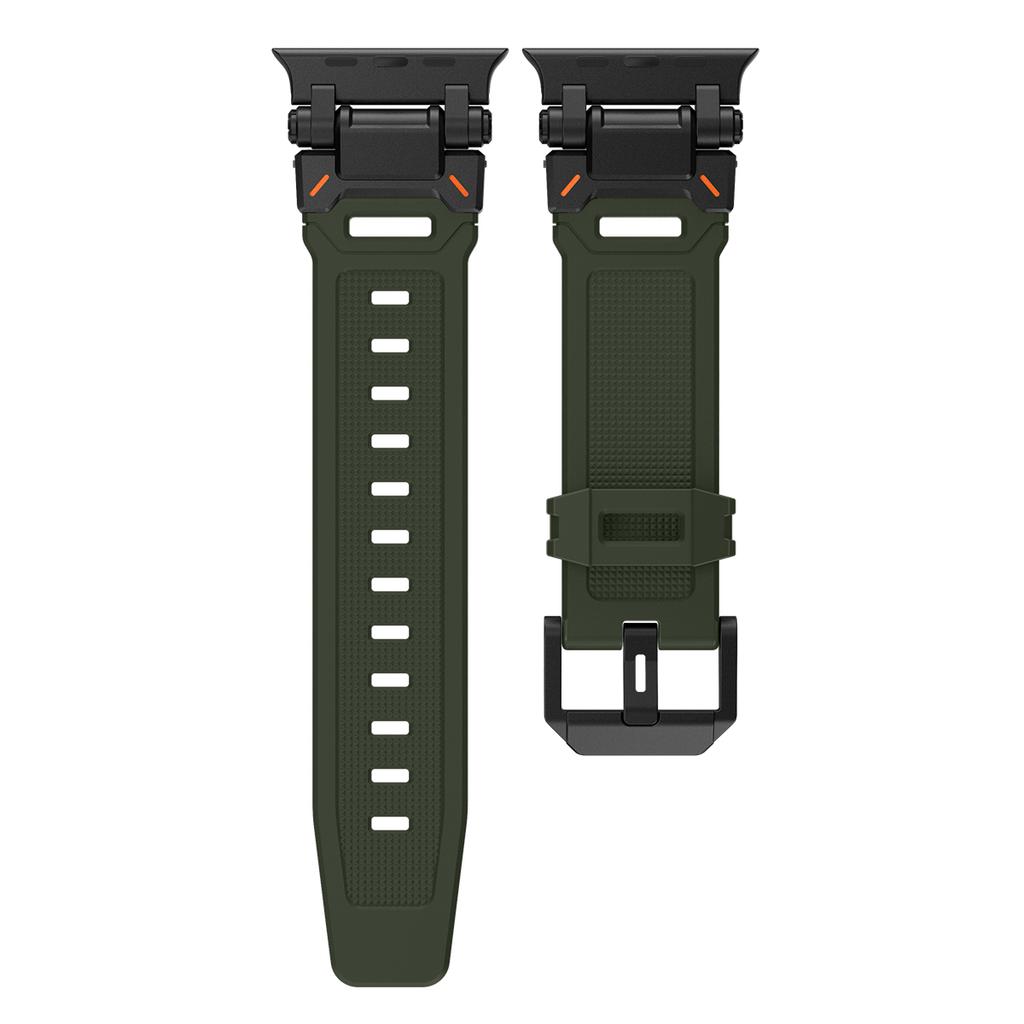 Silikonarmband+TPU-Hülle für Apple Watch Armband Ultra2 10 46mm 49mm 44mm 45mm Schutzhülle Armband für IWatch Serie 9 8 7 6 SE