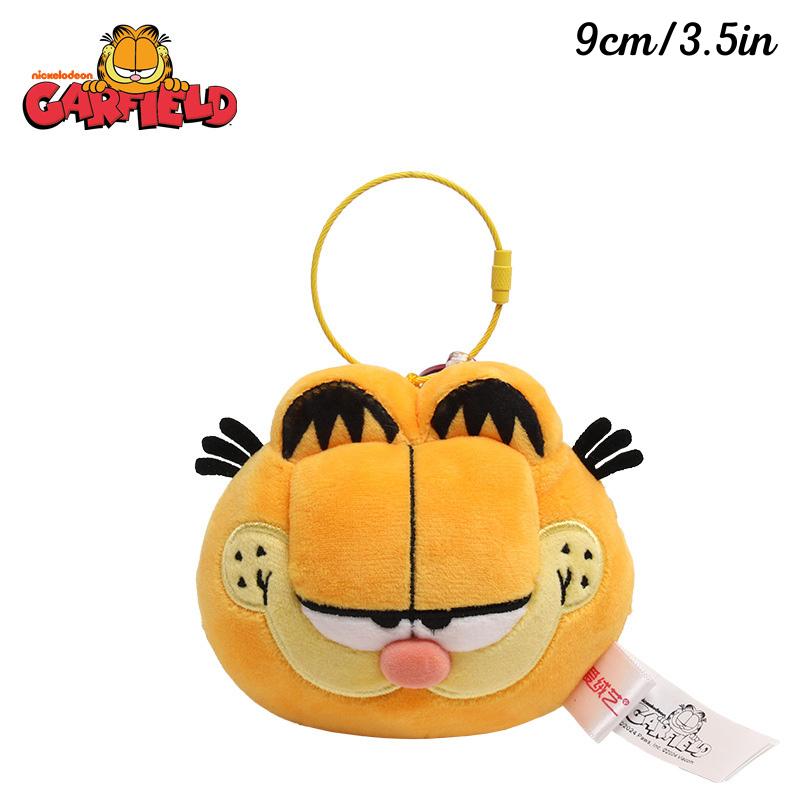 Оригинальные мягкие плюшевые игрушки Garfield Брелок Милый Аниме Кот Плюшевые животные Куклы Peluche Кавайный Мультяшный Подвеска Garfield Подарки