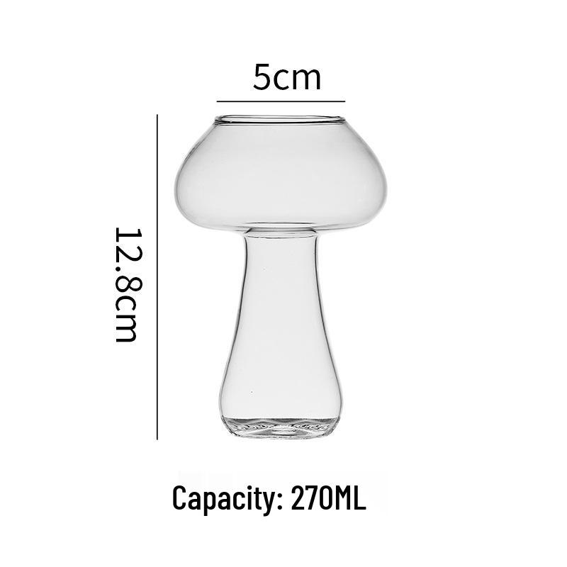 Creative Mushroom Cloud Cocktail Goblet – A Unique Glass for Wine & Spirits