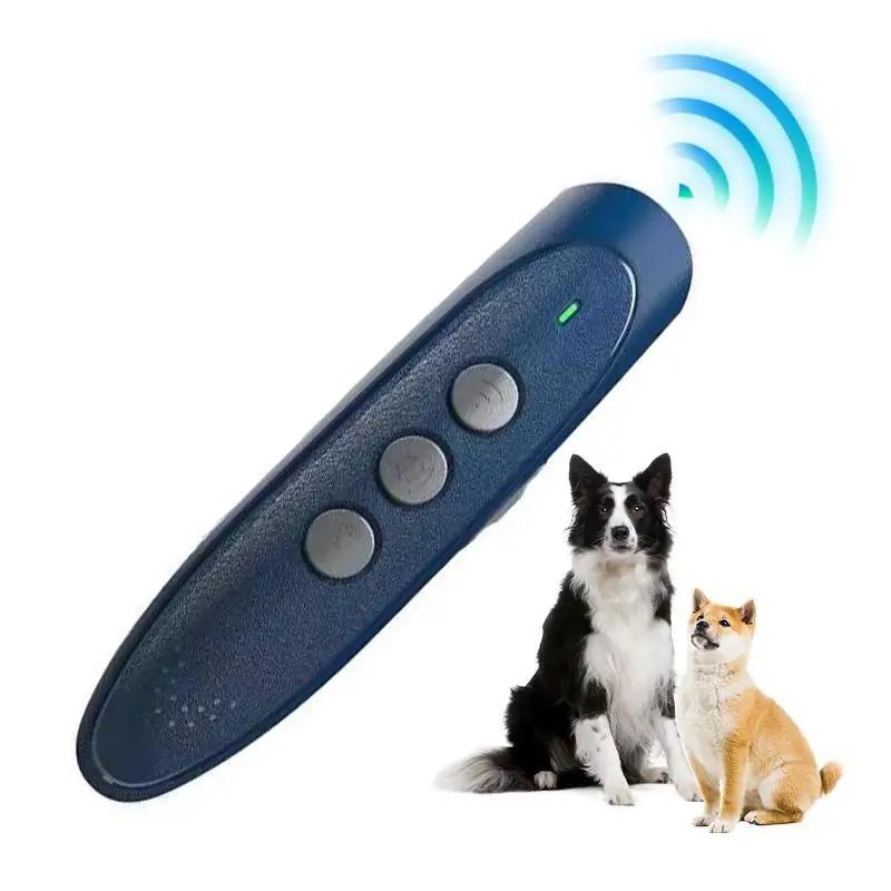 

Handheld Ultrasonic Anti-Barking Device for Dogs Silent Pet Behavior Control Tool with LED Indicator