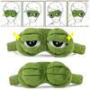 Cute Frog Eye Mask | 3D Large Eye Design | Light-Blocking Sleep Aid for Naps | Soft, Skin-Friendly, and Breathable | Essential for Travel and Home Use