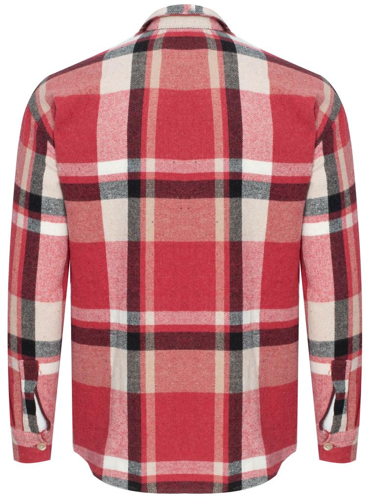 Men' Shirt - Red Checkered