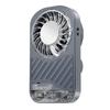 USB Rechargeable Portable Mini Desktop Fan with Digital Display and High-Speed Semiconductor Cooling
