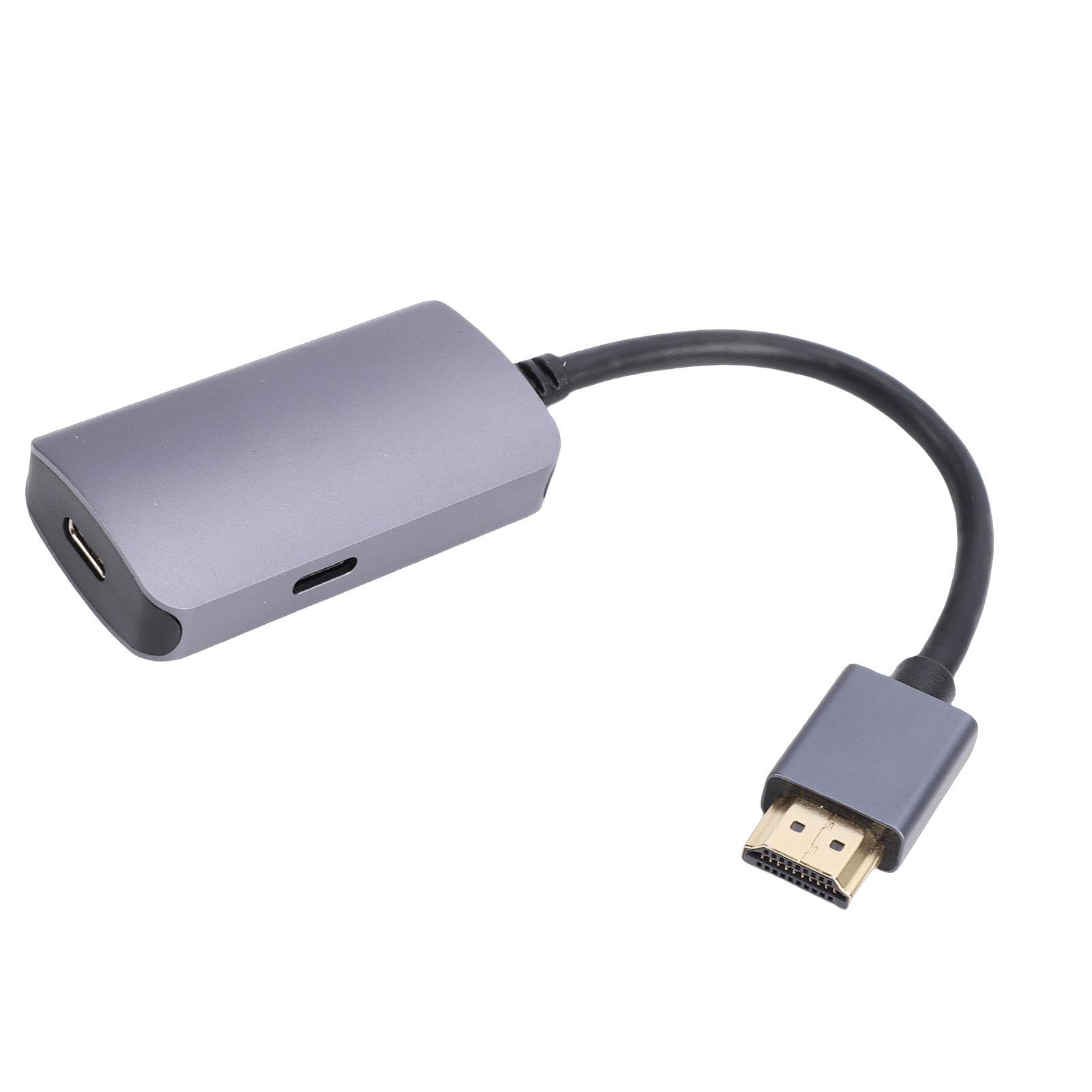 

AR Glasses Video Display Adapter Support for 2 4K 60Hz HD Multimedia Interface to USB C Portable Converter
