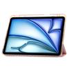 For iPad Air 11 (2025)/(2024) Case TPU+PU Leather+Arcylic Tablet Cover Tri-Fold Stand Tablet Protector