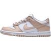 Dunk Low GS White Shimmer Kids Sneakers Tan IU7766-134
