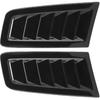 Estink RS MK2 Bonnet Air Vents ABS Plastic Easy Installation Wear Scratch Universal Hood Vents with Stylish Appearance (Gloss Black)
