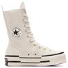 Converse Chuck 70 Plus X-High Deconstructed Egret White Unisex Platform Boots A08261C