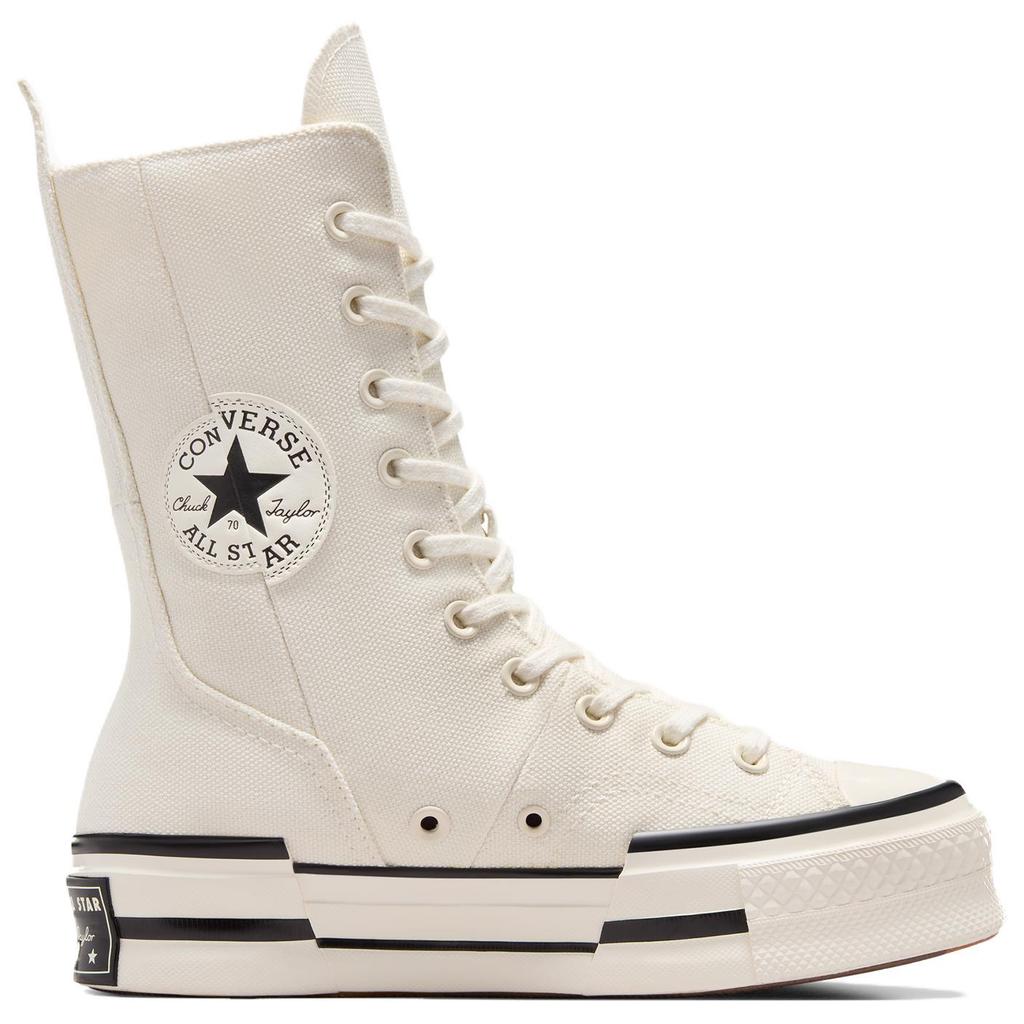 Converse Chuck 70 Plus X-High Deconstructed Egret White Unisex Platform Boots A08261C
