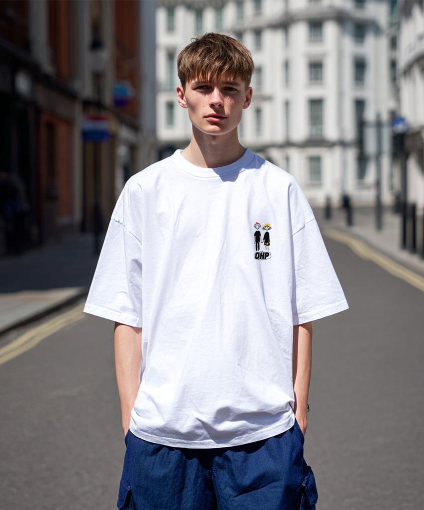 OHP Ohpxvorin Heart Semi-Over Short Sleeve Tee P