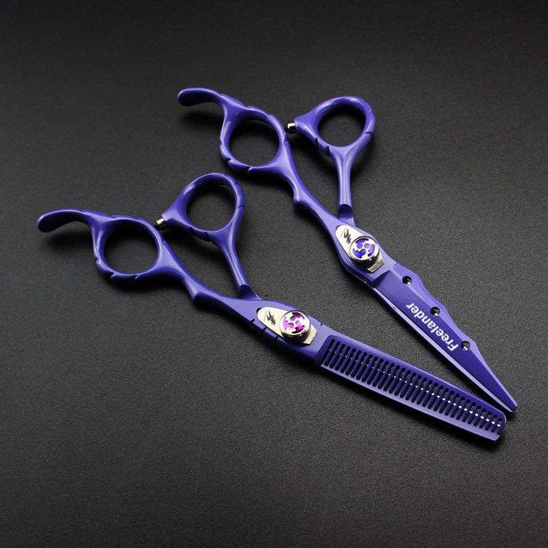 6.0 Inch Shin Gyosha Violet Hairdressing Scissors - Straight, Bangs, Thinning Scissors