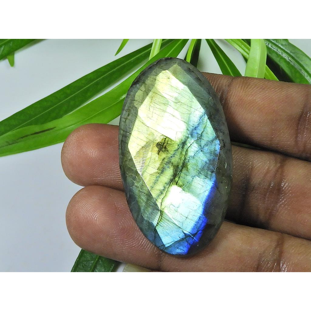 26X50X9MM Natürlicher Multi Labradorit Birne Facettenschliff Loser Edelstein 104Cts. SK-4099