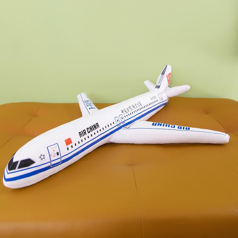 

Плюшева іграшка та подушка у формі літака – Авіаційний сувенір 80 cm (0.7 kg) білий
