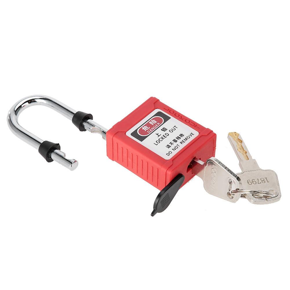 Steel Beam Safety Dust Proof Nylon Padlock Lockout Tag Out Isolation Lock