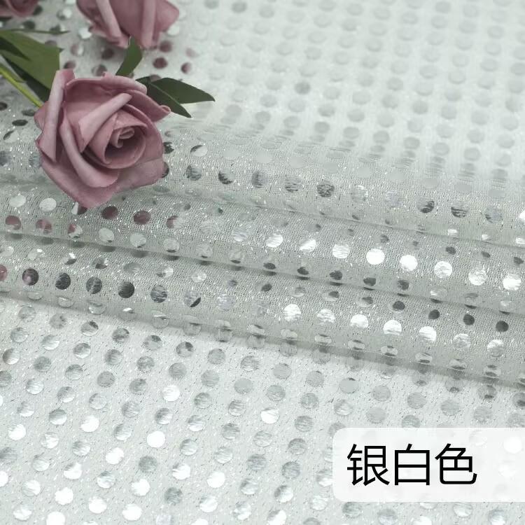 Sequin Fabric Evening Prom Dress By Meters Velvet Reflective Adult's Wedding Dresses Clothes Fabrics Party Special Events