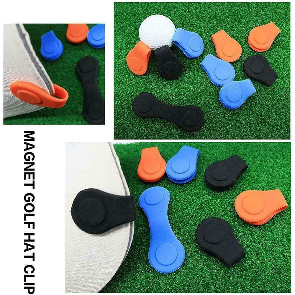 Clip Magnétique Pour Chapeau De Voyage - En Silicone, Plusieurs Couleurs - Accessoire Pour Golf, Plage, Sport - 8,5x2,5 Cm - 11