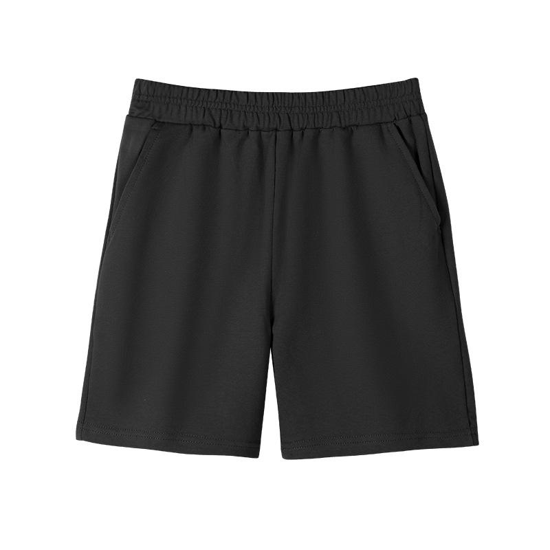 Korean Casual High Waist Cotton Terry Shorts - Parent-Child Summer Style