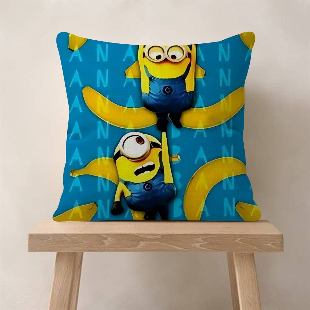 Classic Movie MMinion Yellow Banana Cushion Cover Decorative Pillow Sofa Home Decor Case Pillow Cases