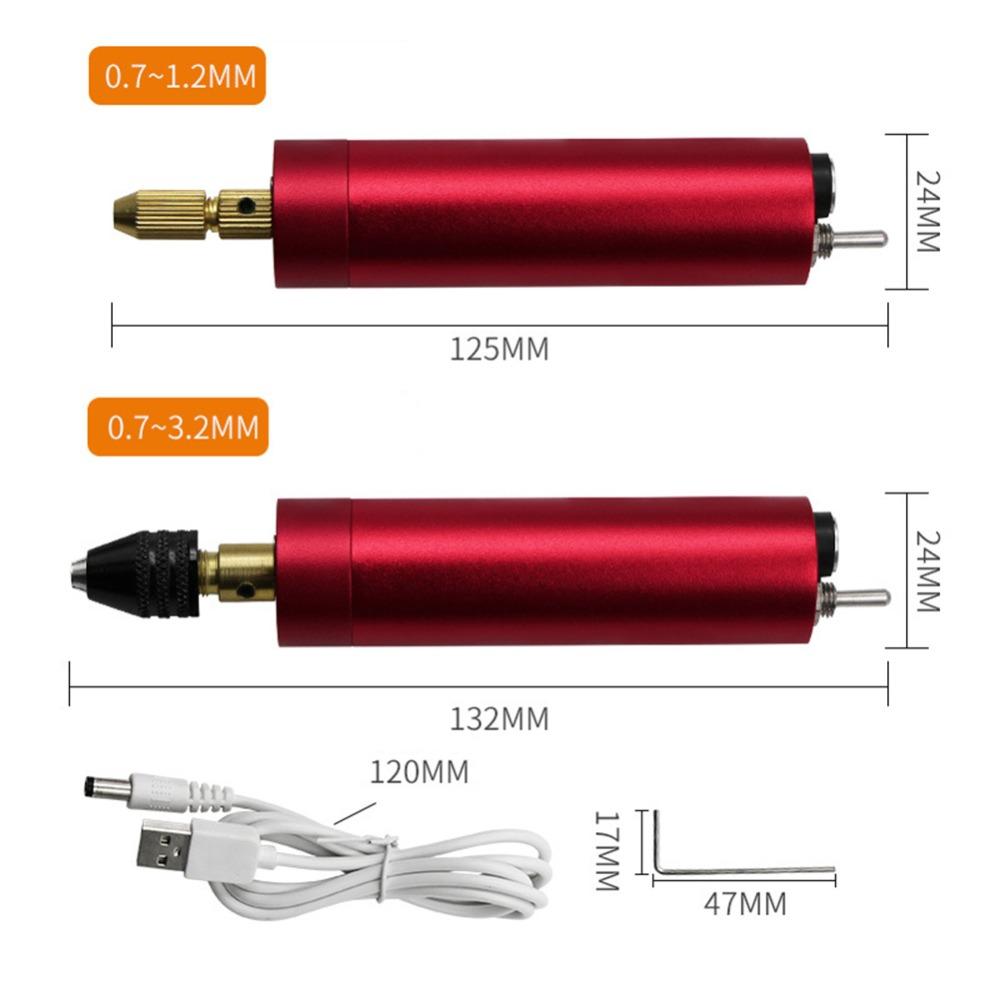 DC 5V Polishing Rotary Tools Engraving Grinding Electric Hand Drill Electric Grinder Carving Pen For DIY Lover