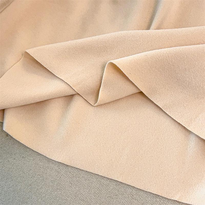 Plus-Size Women's Double-Sided Fleece Thermal Base Layer with Half-High Collar (200-300 Jin)