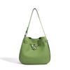 Leather premium bucket bag large capacity casual shoulder bag simple messenger bag women's bag