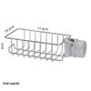 Punch-Free Kitchen Sink Rack for Sponges, Cutlery & Dishcloths