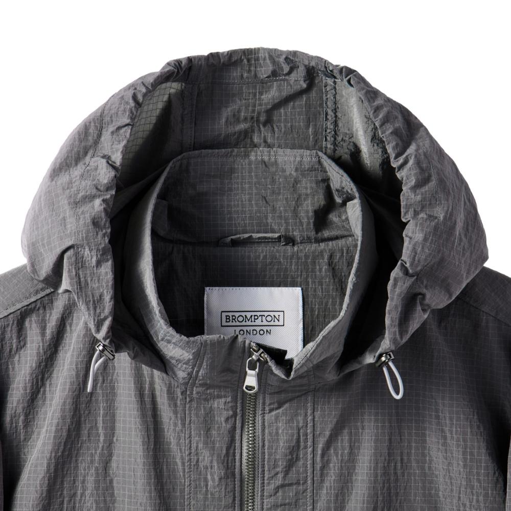 Brompton London Ripstop Hooded Jumper - Khaki (P242Ujp431)