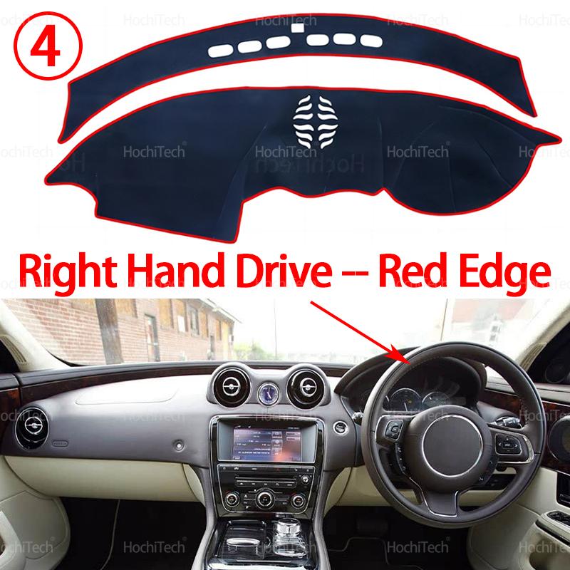 Dashboard Cover Avoid Light Anti-Slip Anti-dirty Mat Pad Sunshade Dashmat Protect for Jaguar XJ XJL X351 2010- LHD RHD