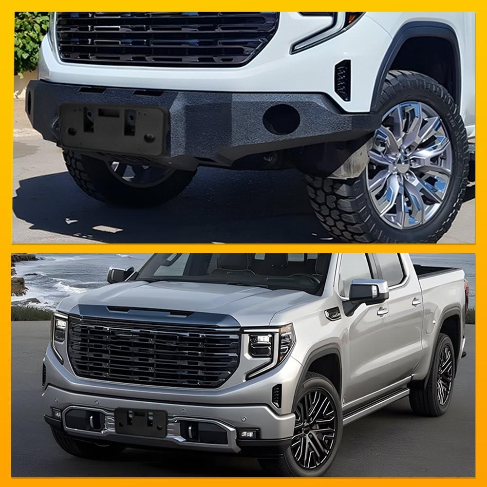 מחזיק תושבת מסגרת ללוחית רישוי קדמית עבור GMC Sierra 1500 2022-2025 84877919