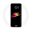 Case for Samsung Galaxy S7 Edge Nike Logo Black Background Color