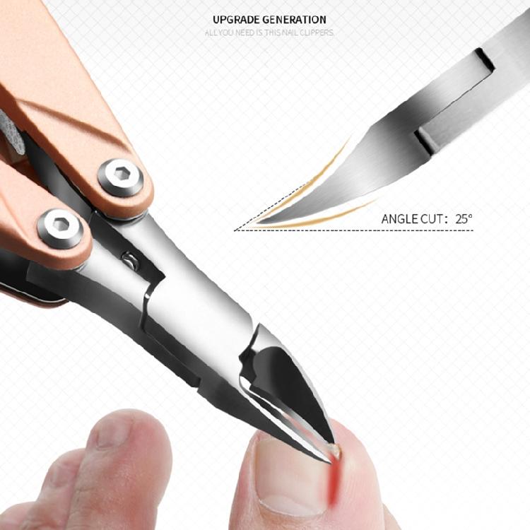 Toenail Clipper for Ingrown or Thick Toenails Stainless Steel Fingernail Clipper