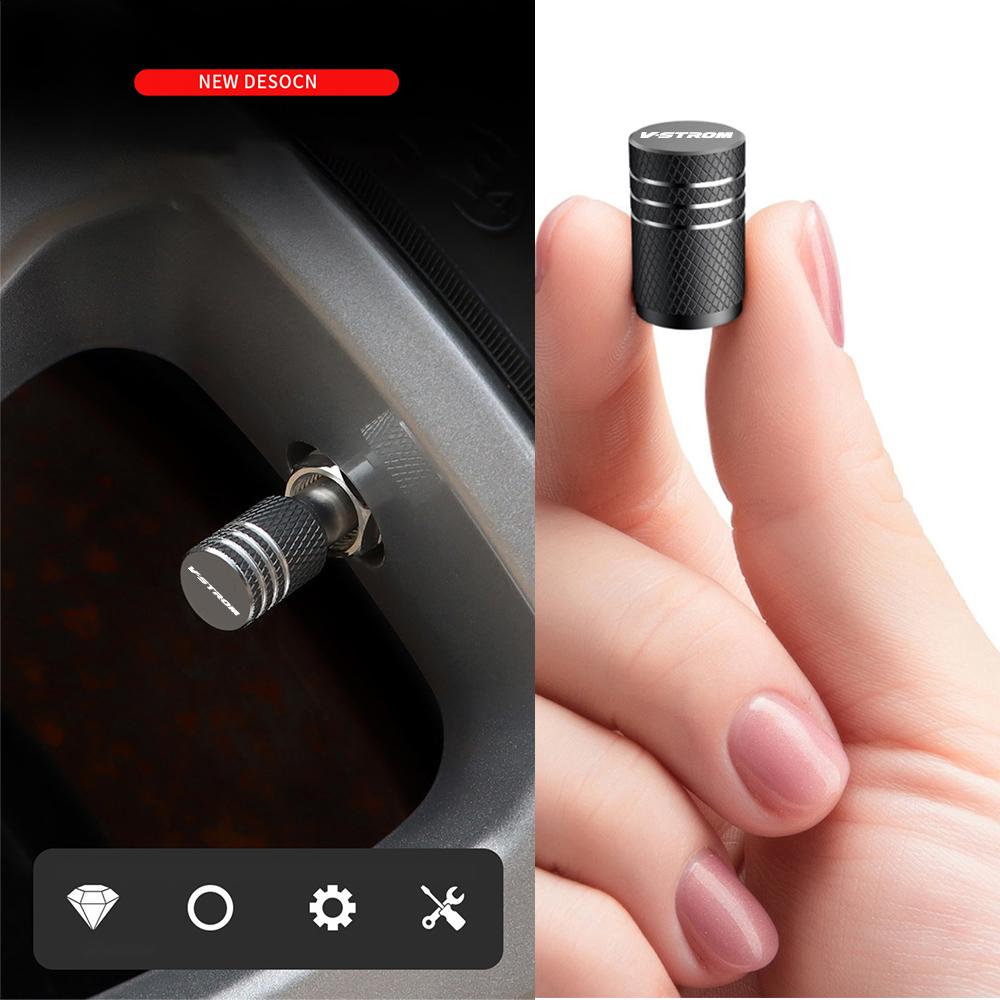 Motorradzubehör Rad Reifen Ventilkapppen Luftdichte Abdeckungen Staubdichte Kappen Für suzuki V Strom 800 1000xt 1050de 650 250 abs