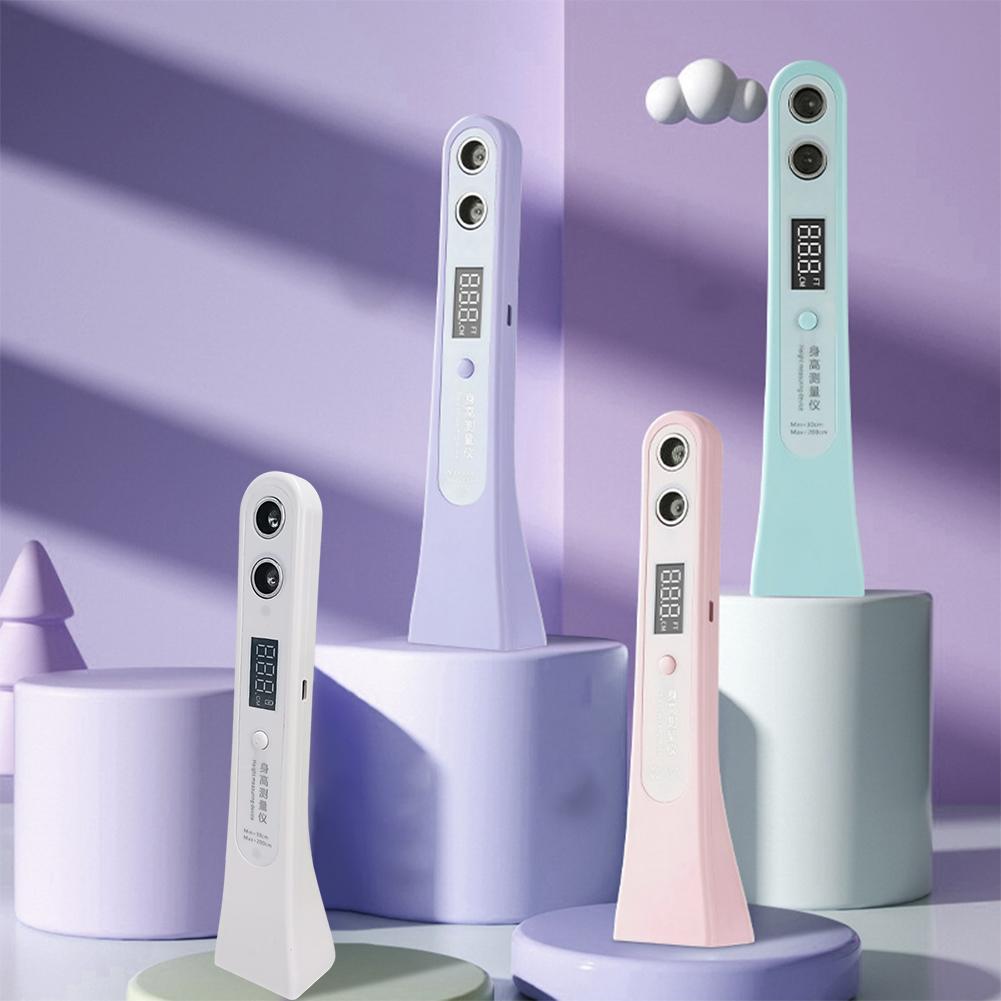 Ultrasonic Digital Height Measuring Ruler High Accuracy Portable Height Measuring Device LED Display for Measuring Body Height