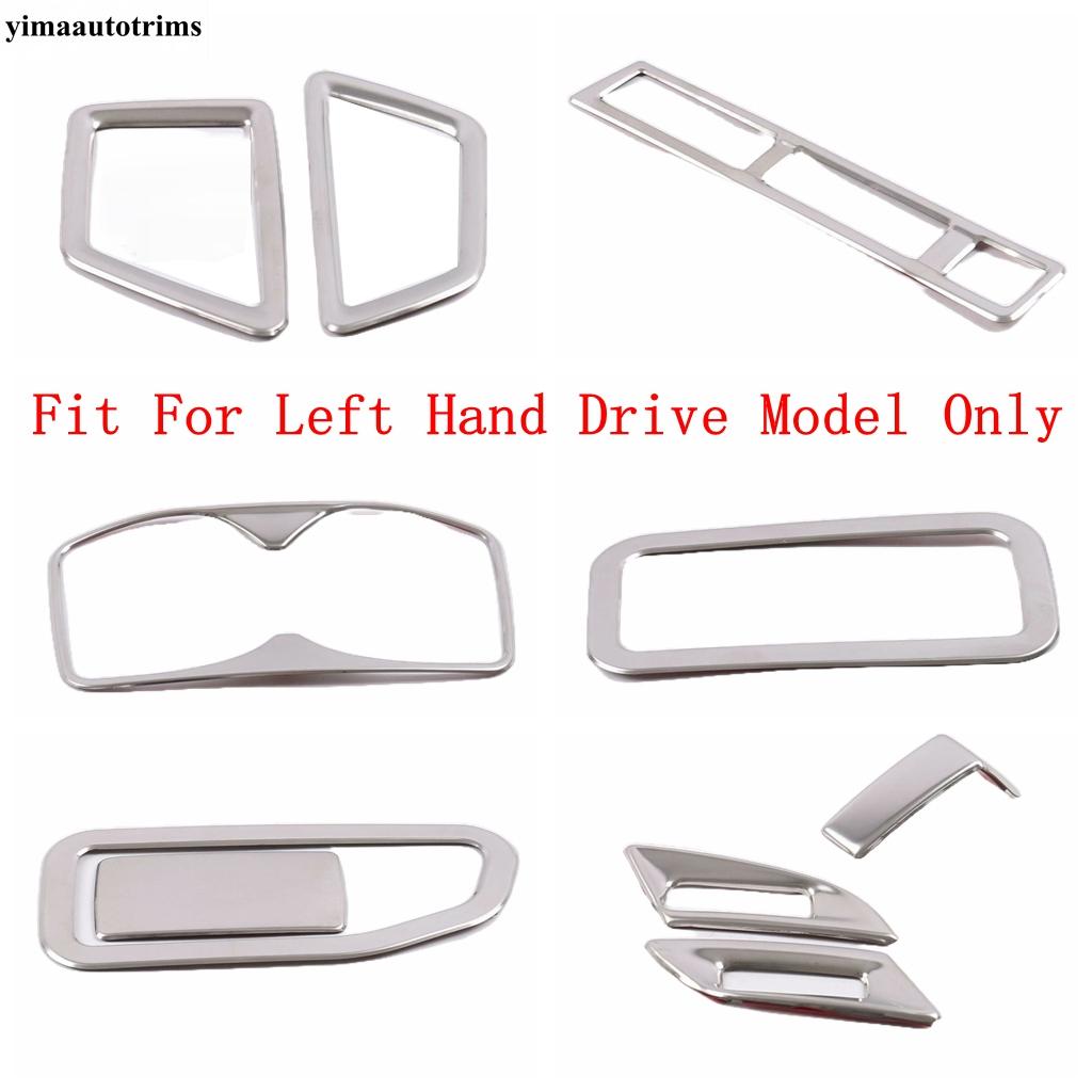 Water Cup Panel / Driver Storage / Glove Box / Head Light / Air AC Cover Trim Accessories For Peugeot 3008 5008 GT 2017 -