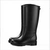 Rain shoes women's high rain boots wear thick-soled waterproof long tube women's water shoes outdoor non-slip seamless glue shoes