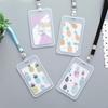Creative Kawaii Plastic Translucent Card Holder Note ID Credit Card Bus/catering Student Bank Protection Card Holder Random