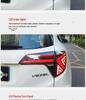 LED Tail Light Assembly with Flowing Turn Signal for 15-22 Honda Vezel - Reversing & Daytime Running Lights
