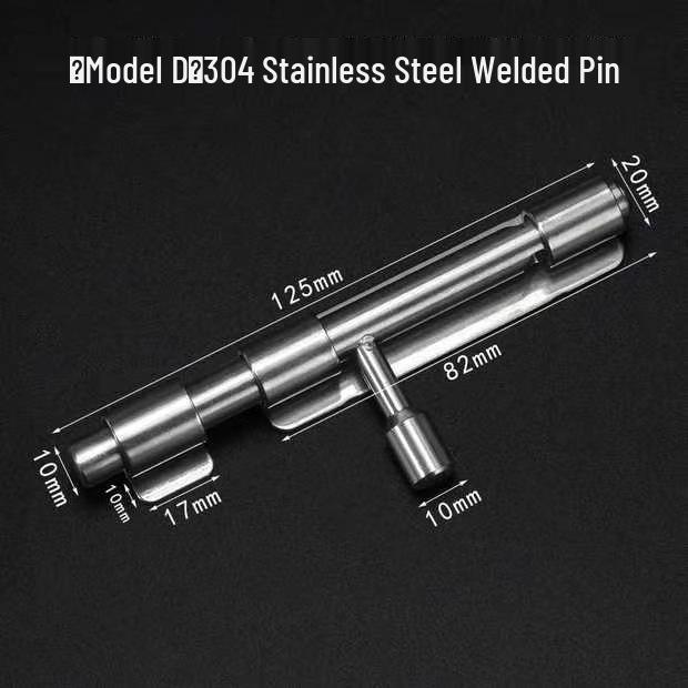No-Punch 304 Stainless Steel Bolt Latch - Antique Door Buckle for Wood Doors & Windows, Anti-Theft Insert Lock, Surface-Mounted for Bathrooms.
